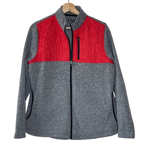 ZYIA‎ Activewear Full Zip Fleece Jacket Size XL - Picture 1 of 9